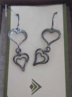 925 Silpada "Spread the Love" Earrings